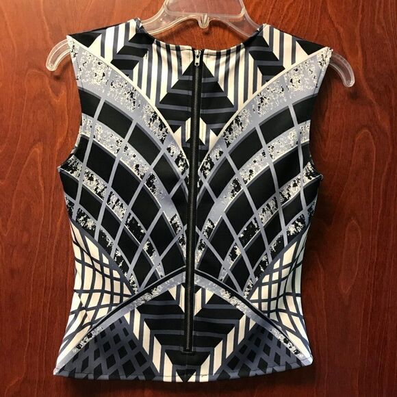 Jealous Tomato Geometric Tank Exposed zipper - Picture 3 of 3